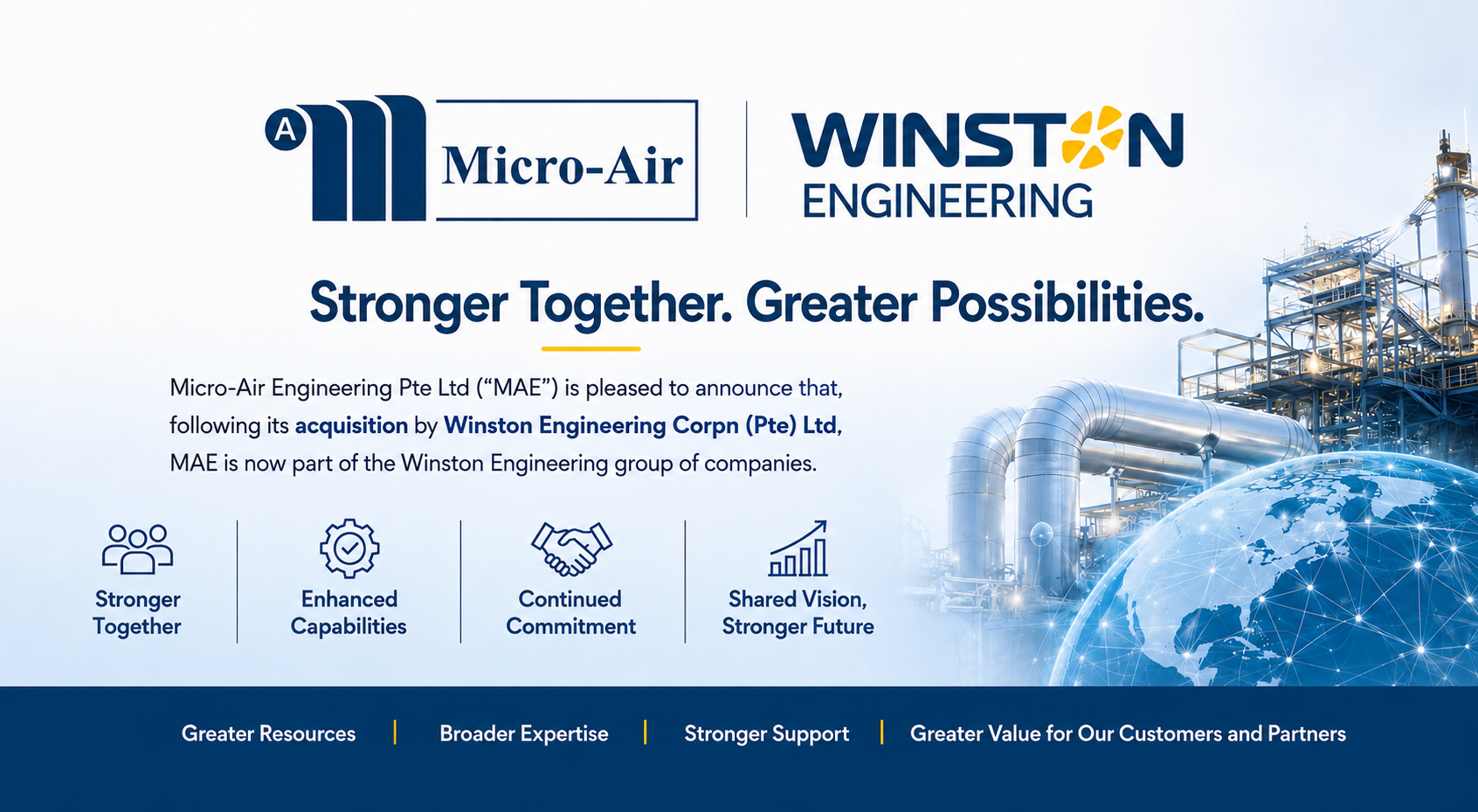 Micro-Air Engineering Joins Winston Engineering Group
